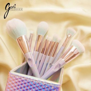 Bộ cọ 9 cây Feather B Pastel kèm ống đựng