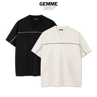 Áo thun Simple V Cotton big size GEMME MEN 55 - 150kg chuẩn form Unisex
