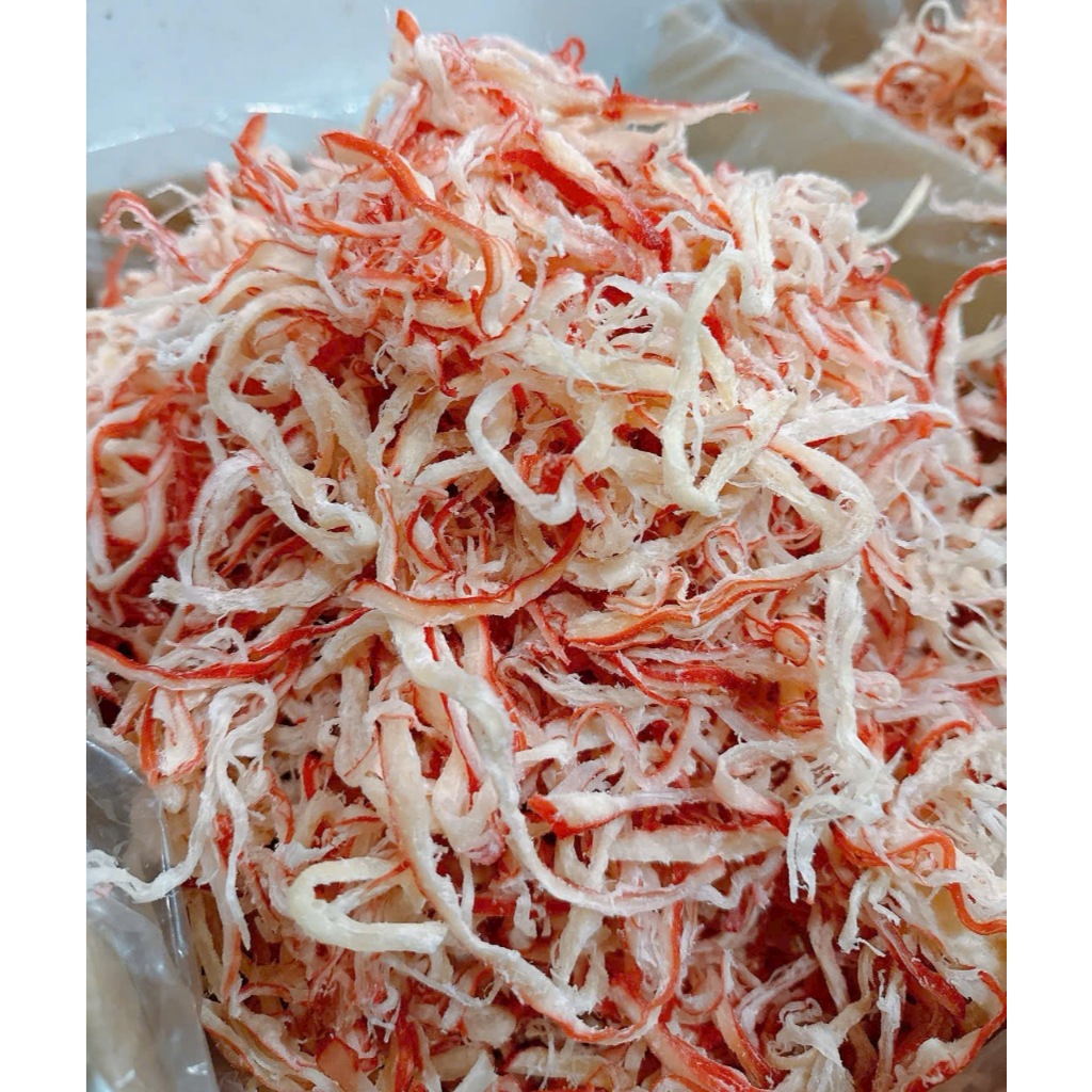 Khô Mực Xé Sợi Hấp Nước Dừa Ăn Liền