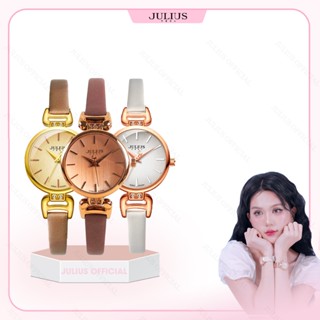  Julius Official | Đồng hồ nữ Julius JA-925 dây da - Size 25 