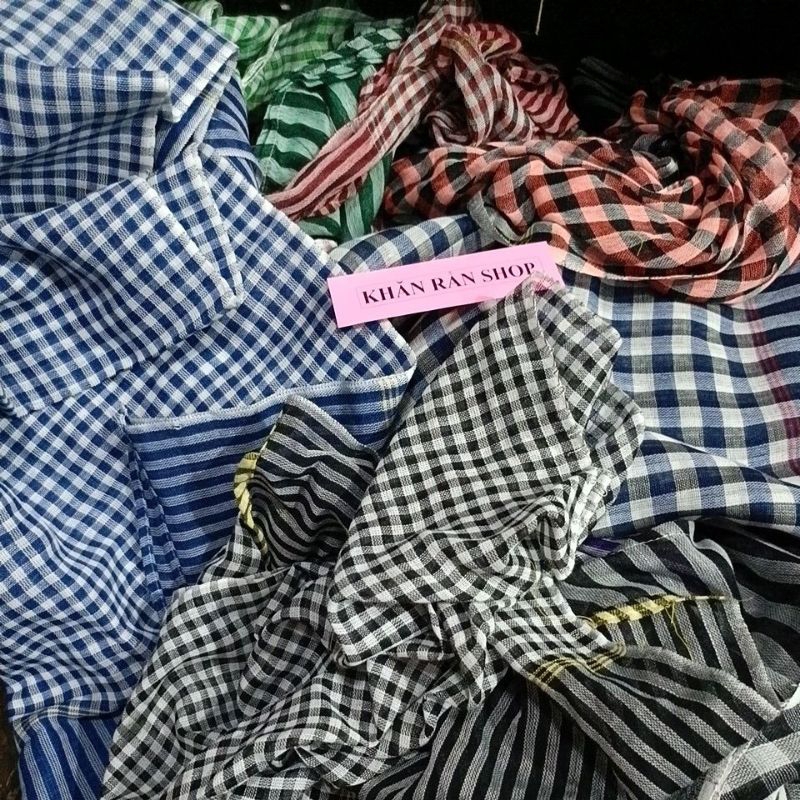 Khăn rằn truyền thống 1m25 x 55cm (HÀNG SẴN)