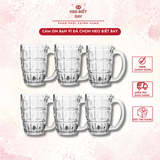  Ly Thủy Tinh Có Quai PCD10007 375ml – Sang Trọng Tiện Lợi Bền Đẹp Theo Thời Gian 