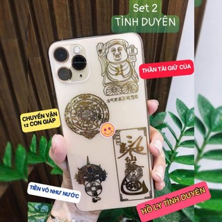 Linh phù dán mặt lưng điện thoại iphone và android