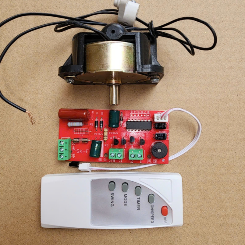 (Bản Quốc Tế) Bộ mạch điều khiển từ xa cho quạt (in tiếng Anh),quạt điều khiển từ xa