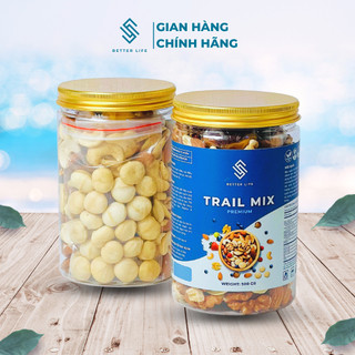  500gr Granola Siêu Hạt nhiều Macca KHÔNG YẾN MẠCH 100% mix Hạt Dinh Dưỡng & Quả Ngũ cốc ăn kiêng giảm cân không đường 