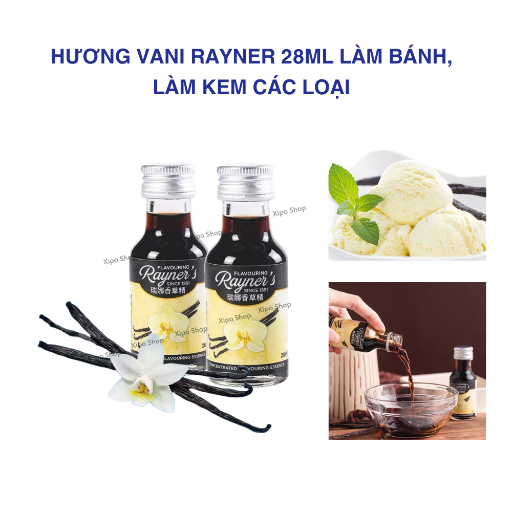 (XẢ KHO) Tinh Chất Hương Vani Rayner's 28ml