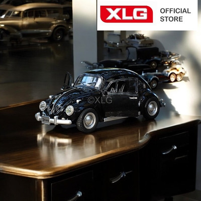 Mô hình xe cổ Volkswagen Beetle 1967 1:18 cao cấp có đèn âm thanh bằng kim loại
