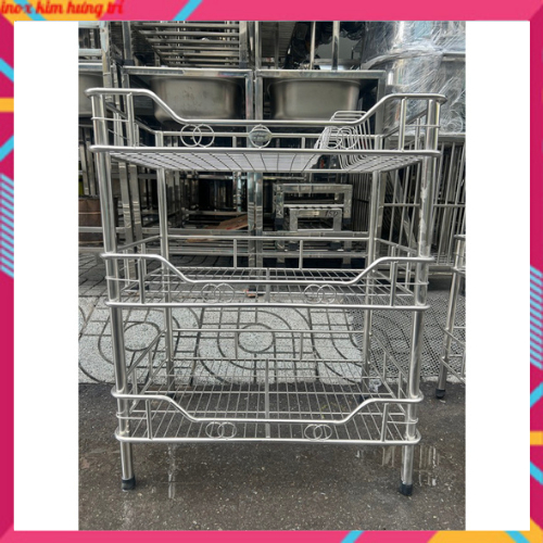 {Hoả Tốc} Kệ CHÉN INOX 40x60 2-3-4 Tầng