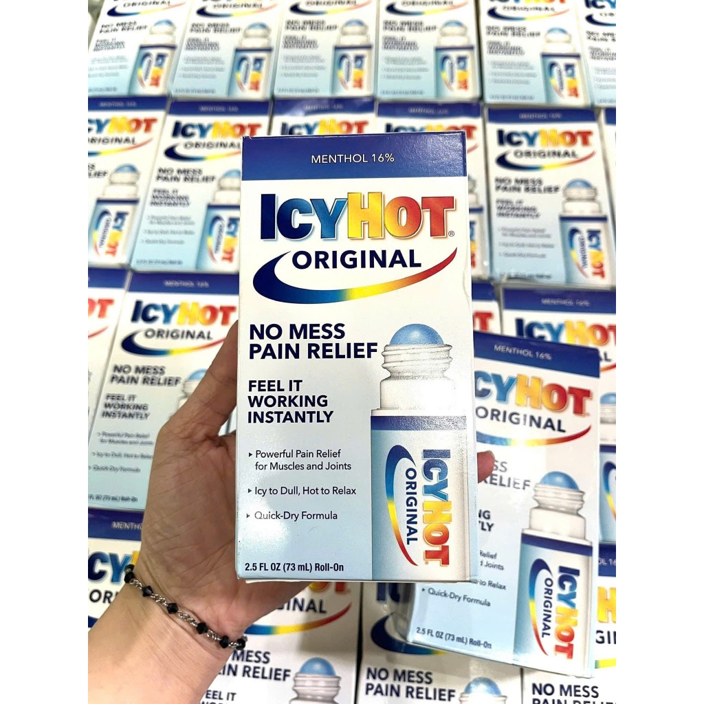 Dầu nóng dạng lăn Icy Hot ORIGINAL 73ml USA