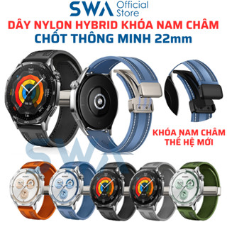 Dây Đồng Hồ Hybrid Nylon Khóa Nam Châm Huawei Watch GT5 GT4 GT3 GT2 GT Pro 46mm SWA DD05