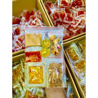 Combo Sỉ 10 Bịch Banh Tráng Tự Trộn Phơi Sương / Ủ Bơ Muối Tôm Nhuyễn Sặc Cay Kèm Gia Vị Siêu Ngon