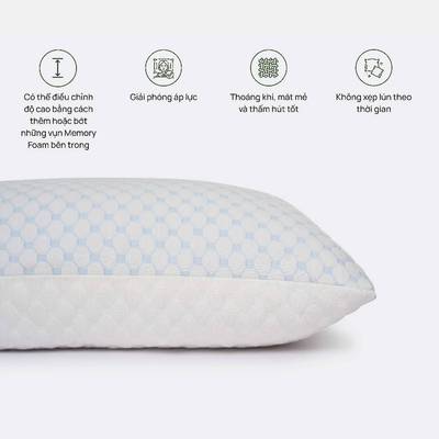 [EVERON] Ruột Gối Đầu 45*65 Foam Memory Shredded êm mềm, độ cao trung bình