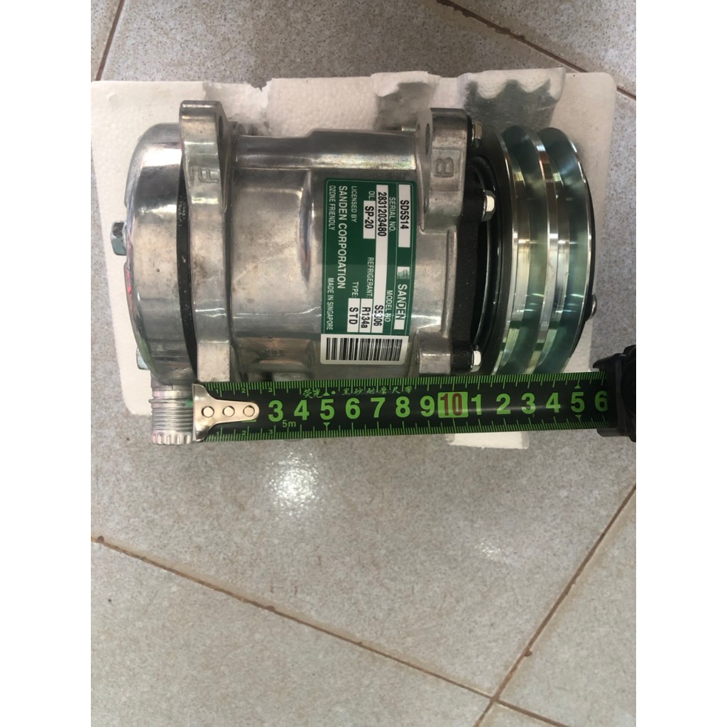Lốc điều hòa ô tô (block,máy nén) 507 2A-12V/24V hàng Singgapo. phụ tùng điều hoà ô tô.