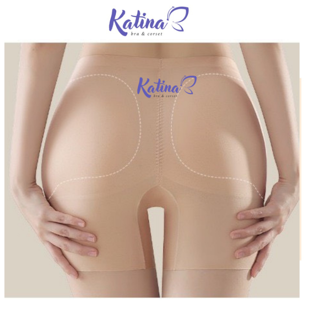 KTB400 Quần Độn Hông Và Mông Su Đúc KATINA BRA Chất Su Mát Không Viền MẶc Váy Body / Áo Dài Không Lộ