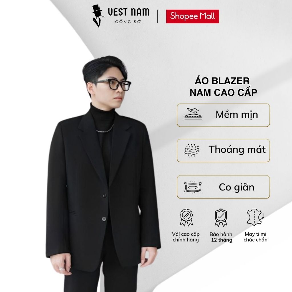 Áo Blazer Nam Hàn Quôc Méli Thanh Lịch , Trẻ Trung - Blazer For Mens