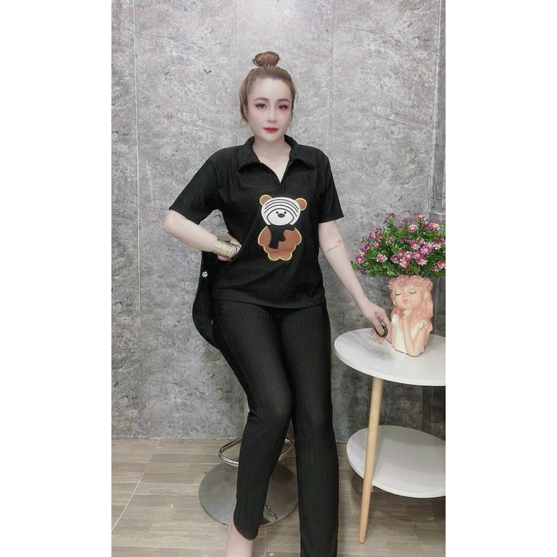 Đồ bộ thun xốp Nhật sz 40-75kg quần dài , chất thun co giãn tốt  cho chi em luôn