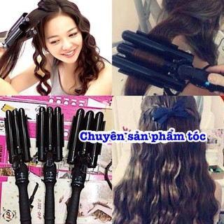 ✅Máy uốn tóc 3 trục Hàn Quốc đủ size công nghệ ceramic tạo sóng tự nhiên bảo hành 03 tháng chất liệu thép không gỉ tiện