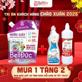 Nước giặt công nghệ sinh học Bell Đức 3.8kg làm sạch vượt trội, hương liệu nhập khẩu từ Đức, mùi hương độc lạ