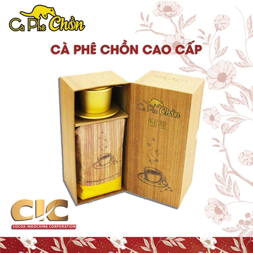 Hộp quà Cafe chồn 500g