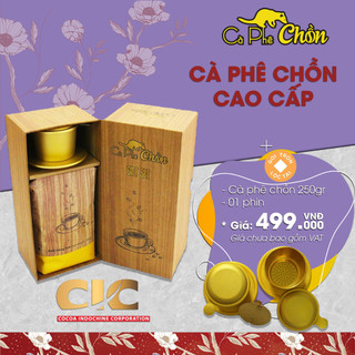 Hộp quà Cafe chồn 500g