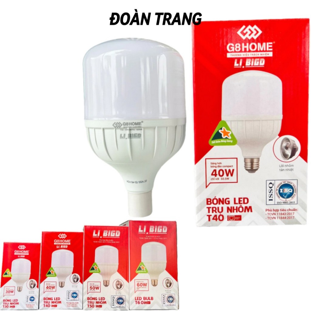Bóng led LI.BIGD thiết bị điện G8 ( 5w - 60w ) - ĐOÀN TRANG