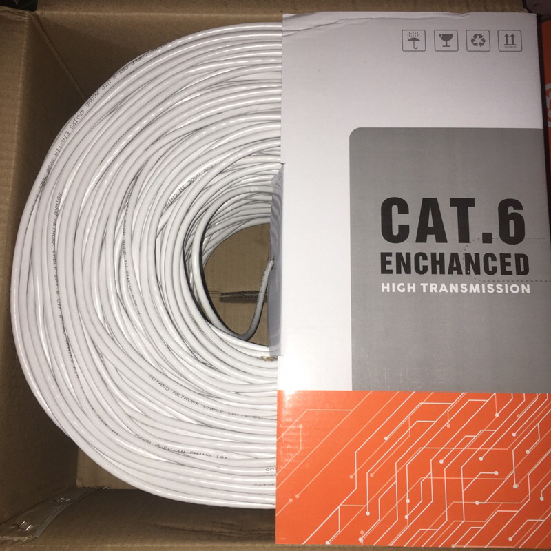 Cuộn Dây Mạng 305m Lõi 8 Sợi Dùng Để Kết Nối Mạng Internet - Network Cable