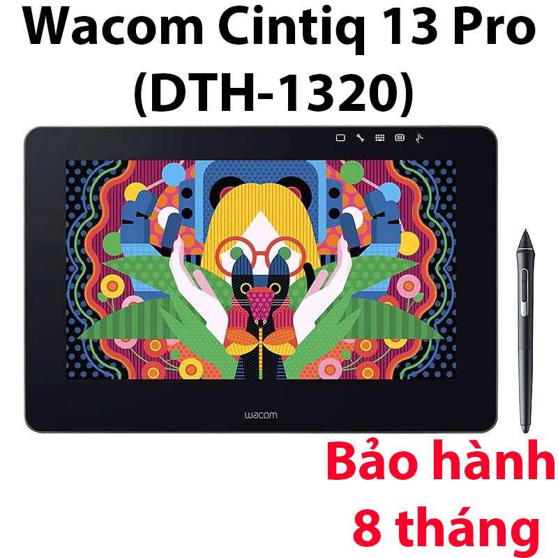 Bảng vẽ wacom cintiq pro 13 DTH-1320 Touch (sử dụng sơ)