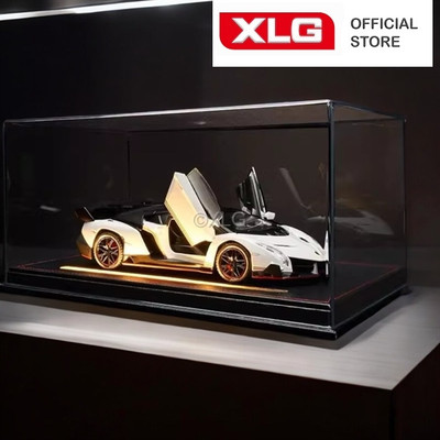 Mô hình xe thể thao Lamborghini Veneno 1:24 bằng hợp kim cao cấp trắng