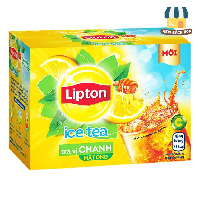 Trà Chanh Đào Lipton 14 gói - Tiệm Bách Hóa