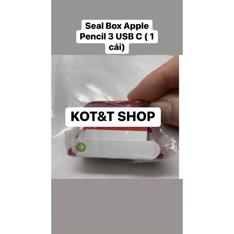 Combo 2 Miếng Dán Seal Hộp Apple Pencil 3 USB C