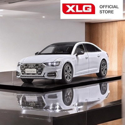 Mô hình xe New Audi A6L 1:24 có đèn âm thanh bằng hợp kim