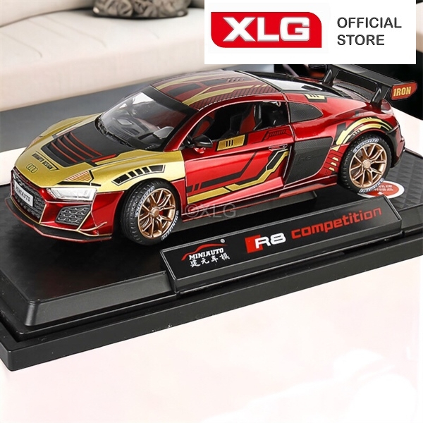 Mô hình xe Audi R8 LMS 1:24 cao cấp bằng hợp kim