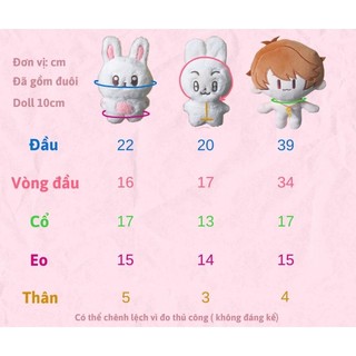 (outfit cho doll) headband cho doll 10cm ( vui lòng đọc kĩ phần mô tả)