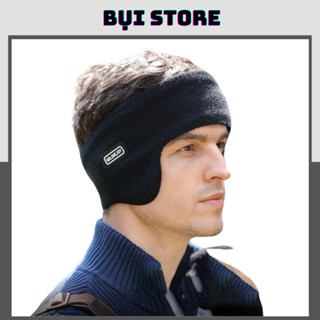 Khăn len bịt tai đa năng lót lông GoloveJoy, băng đô siêu ấm mùa đông đi xe máy, chơi thể thao