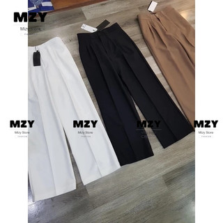 Quần dài ống suông MZY - Q01, dài 100cm, chất vải Gold Hàn cao cấp.