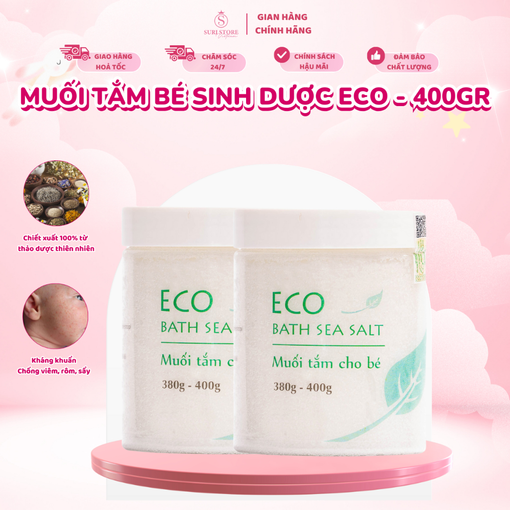 Muối Tắm Bé Sinh Dược Eco - 400gr