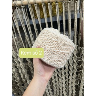 Dây Thừng Cotton màu Thắt Macrame size 2mm, 3mm,5mm [ Ảnh Thật]