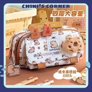 NHIỀU MẪU-HỘP BÚT Hộp bút Capybara dung tích lớn nhiều ngăn tiện dụng