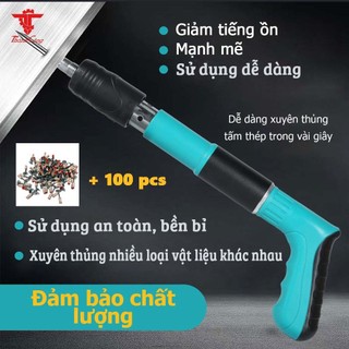    BẢO HÀNH 12 THÁNG   Máy Bắn Đinh Hạt Nổ Mẫu mới 2025 Bắn Đinh Bê Tông   Tặng Kèm 100 Đinh   