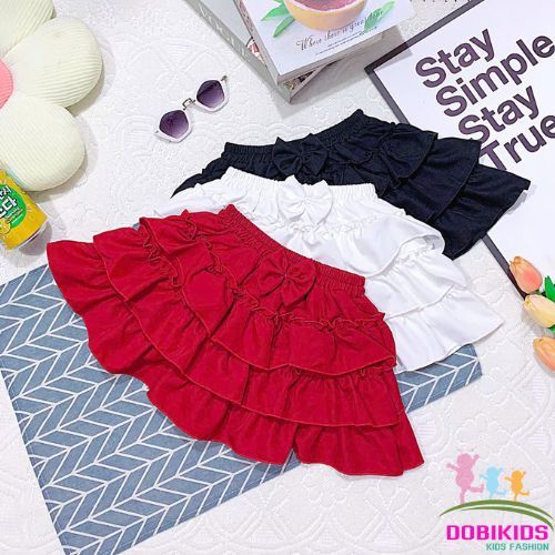 Chân váy bé gái chân váy tầng cho bé dáng bồng bềnh xinh xắn chất vải đẹp mềm mịn mát 10-27kg