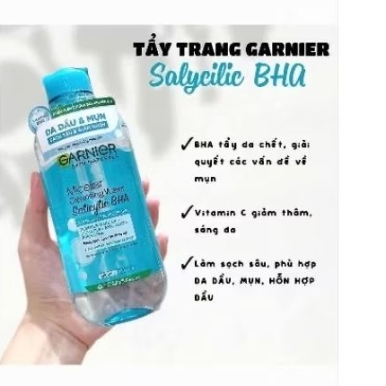 Nước tẩy trang Garnier Micellar.