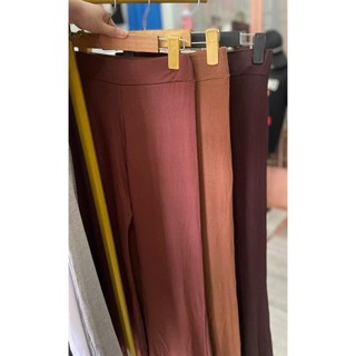 Quần thun thái ống loe Rainbow FREESIZE (cotton/rayon)