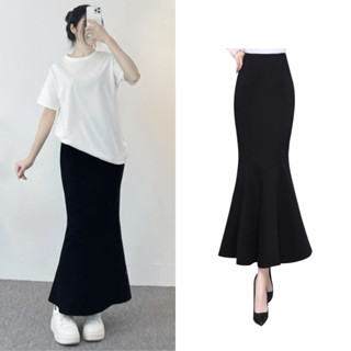 Chân Váy Đuôi Cá Dáng Dài Siêu Tôn Dáng Chất Co Giãn Phong Cách Hàn Quốc