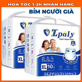 [ HCM HOẢ TỐC ] 100 Miếng bỉm quần, bỉm dán, tấm lót người già cao cấp Ipaly / Epoly M L XL