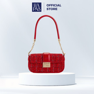 Túi Xách Nữ HAPAS Đeo Vai Đeo Chéo C Chic Tweed Size 21 - TDV23056 - Túi Thời Trang Chính Hãng