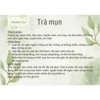Trà mụn Healthy Tea