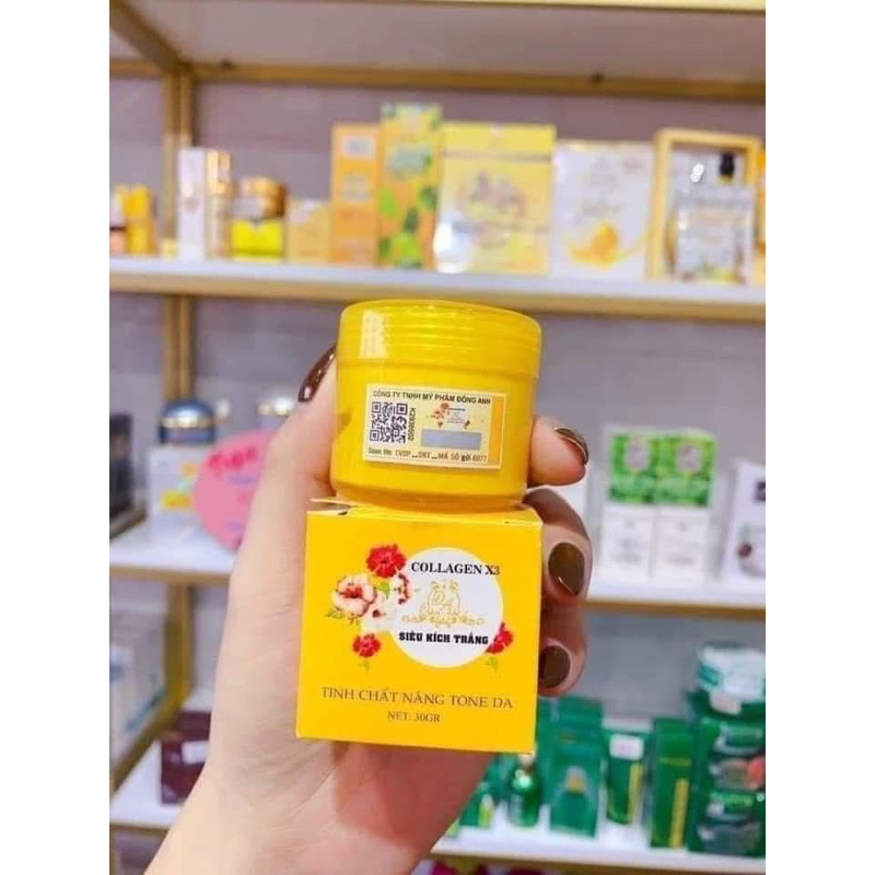Kem kích trắng x3