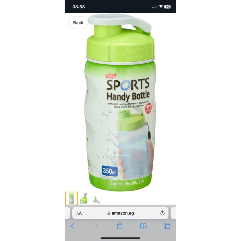 Bình Nước Thể Thao Lock&Lock HPP726G 350ml- màu cam)