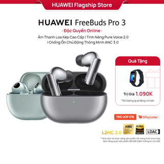 Tai nghe Bluetooth HUAWEI FreeBuds Pro 3| Âm Thanh Loa Kép Cao Cấp | Tính Năng Pure Voice 2.