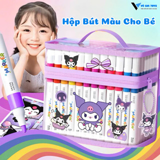 Bộ 60 Màu Acrylic Sanrio Kuromi Melody 12/24/36/48/60 Bút Màu Tô Màu Trên Mọi Chất Liệu DIY Cho Bé- Vẽ Lên Nhiều Chất